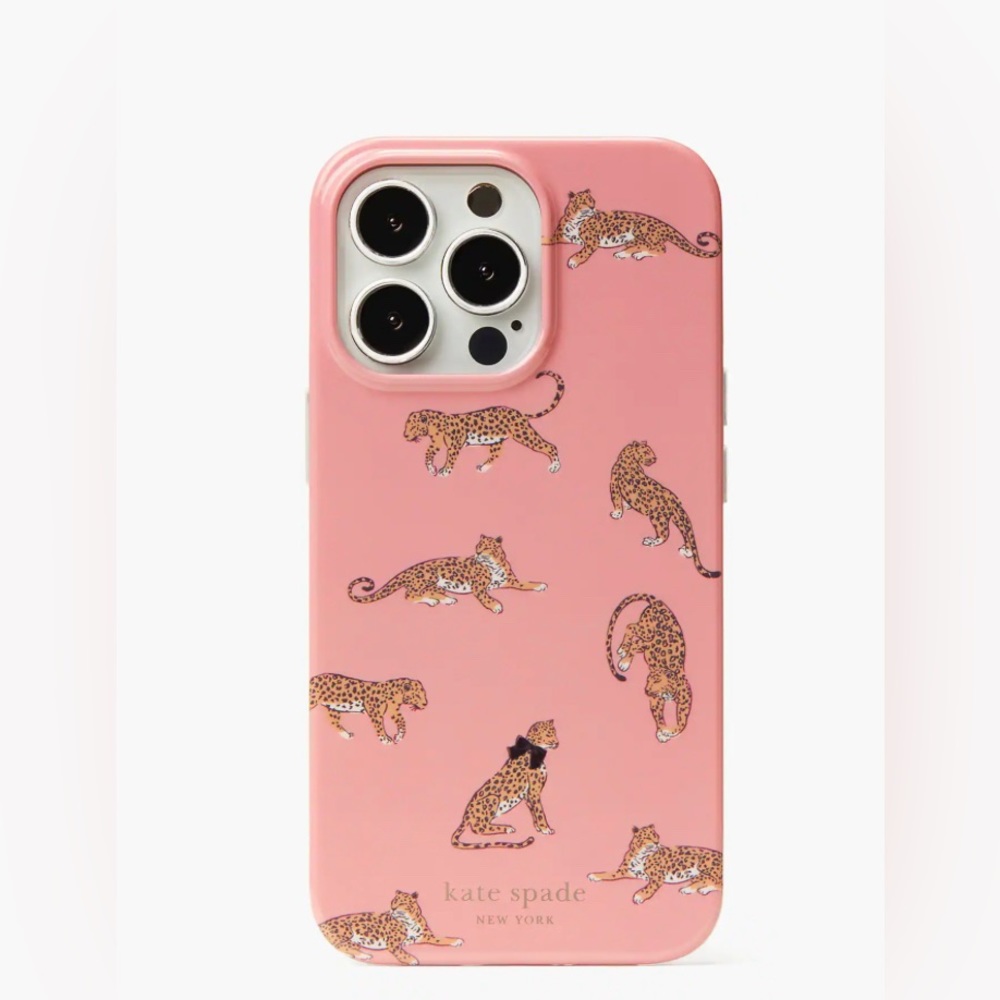 Kate Spade leopard Iphone 13 pro case